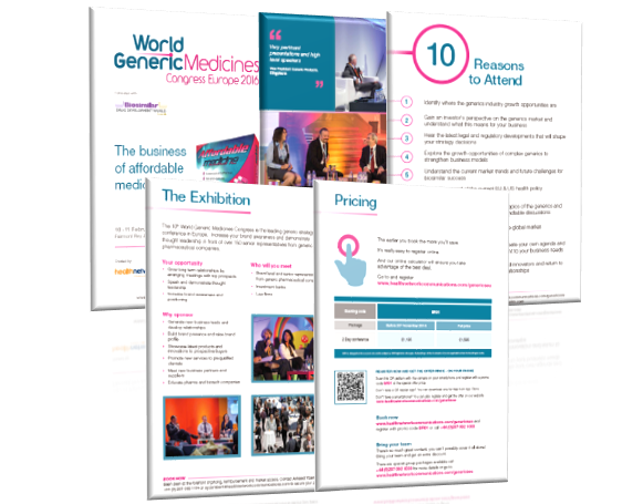 World Generic Medicines 2016 brochure