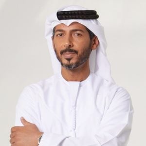 Hassan Alnaqbi speaking at Connected World KSA