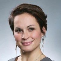 Lenka Sadilkova speaking at Festival of Biologics Basel