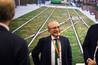 Rail professionals at the Rail Live 2021 conference in Madrid, Spain