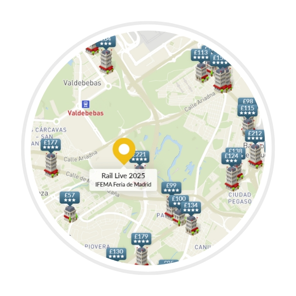 Acommodation at Rail Live