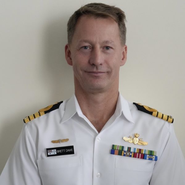 Captain Brett Dawe speaking at Subsea Security World