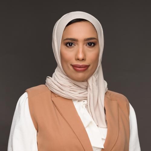 Shaima Alhamed speaking at Telecoms World Middle East