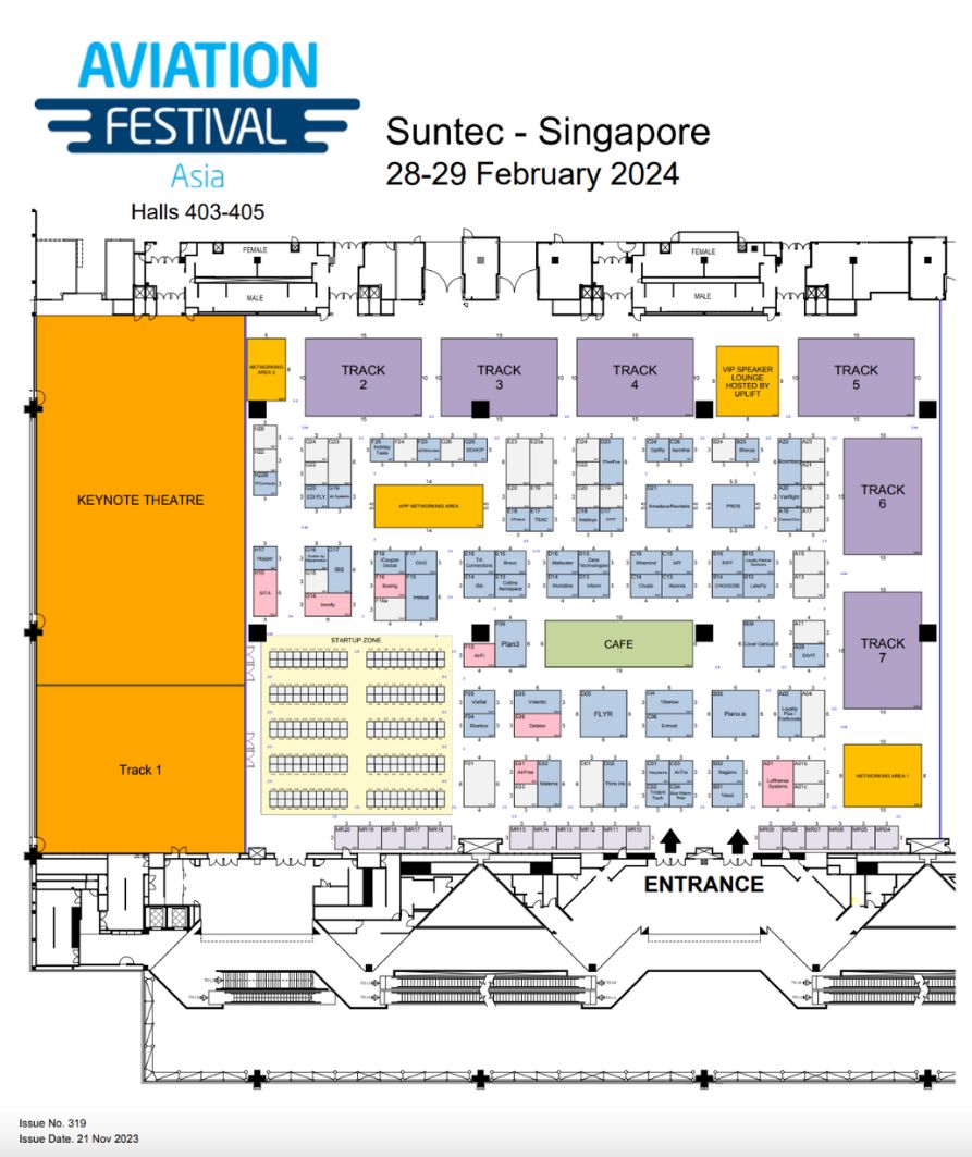 Aviation Festival Asia Floorplan