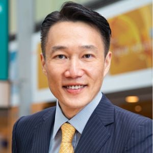 Lawrence Fong speaking at Aviation Festival Asia