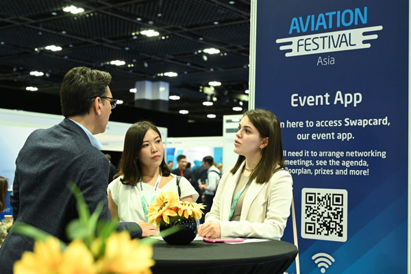 Networking at Aviation Festival Asia