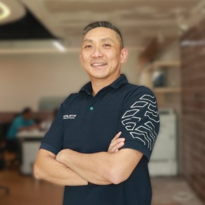 Albert Aulia Ilyas speaking at EVCharge Live Indonesia