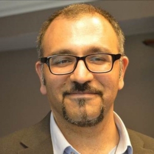 Mehran Eskandari Torbaghan speaking at Highways UK