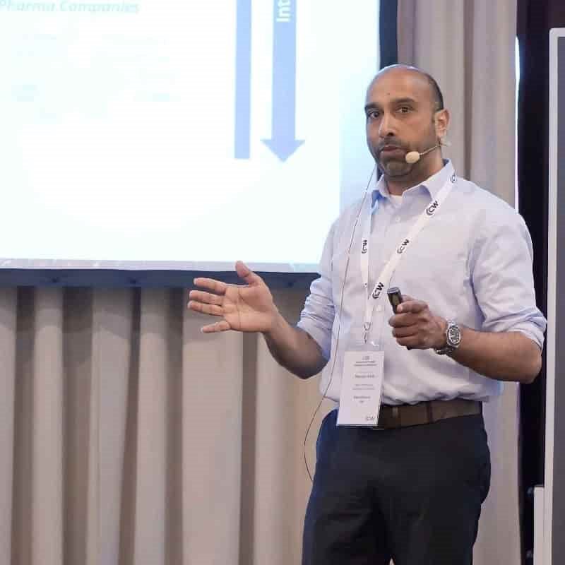 Campbell Wilson speaking at Aviation Festival Asia