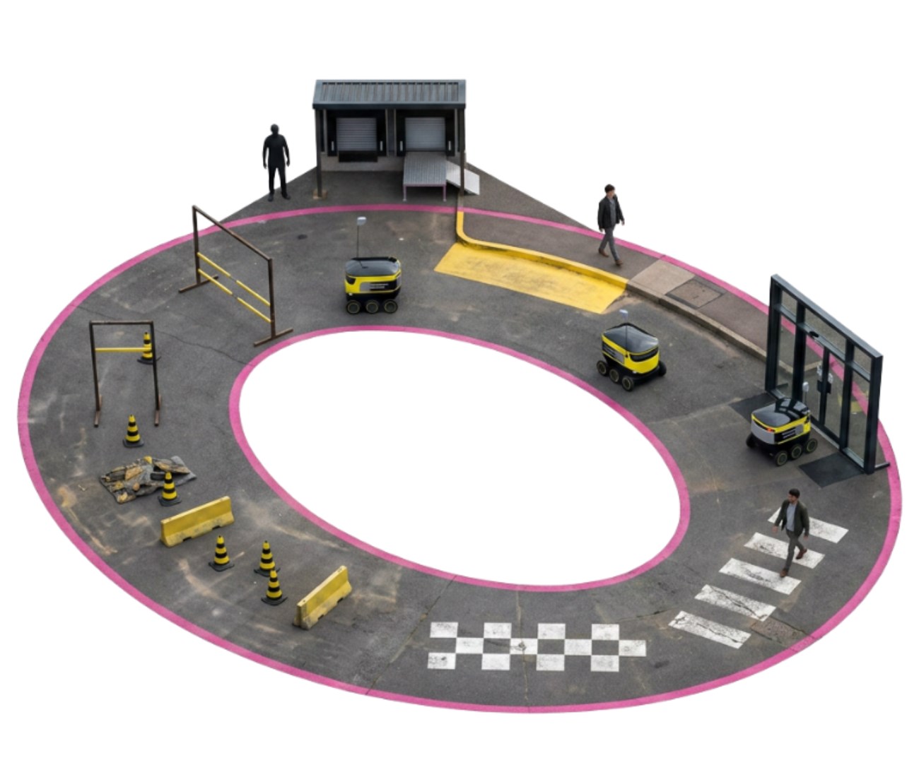 Live Test Track 3D render