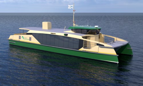Add electric ferry render or photo here