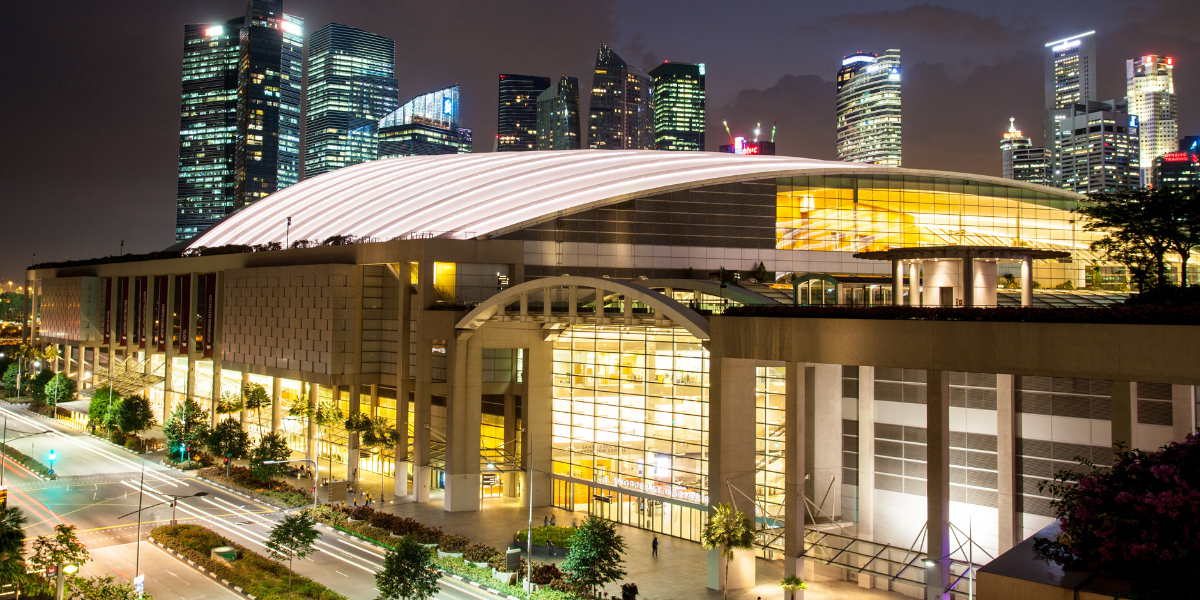Marina Bay Sands Expo and Convention Centre, Singapore. 10 Bayfront Avenue, Singapore 018956