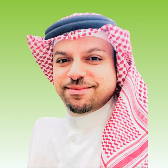 Majdi Al Faraj speaking at Solar & Storage Live KSA