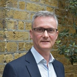 Chris Hewett speaking at Solar & Storage Live