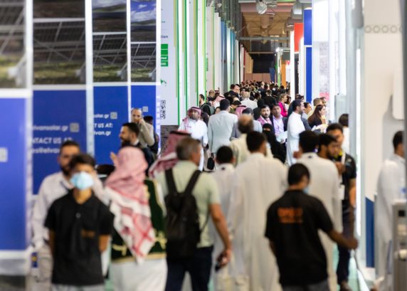 Energy professionals at Solar & Storage Live Riyadh