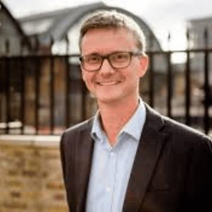 Chris Hewett speaking at Solar & Storage Live