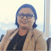 Caroline Yin Yin Htay at Telecoms World Asia 2025