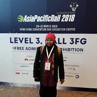 Erni Basri at Asia Pacific Rail 2019